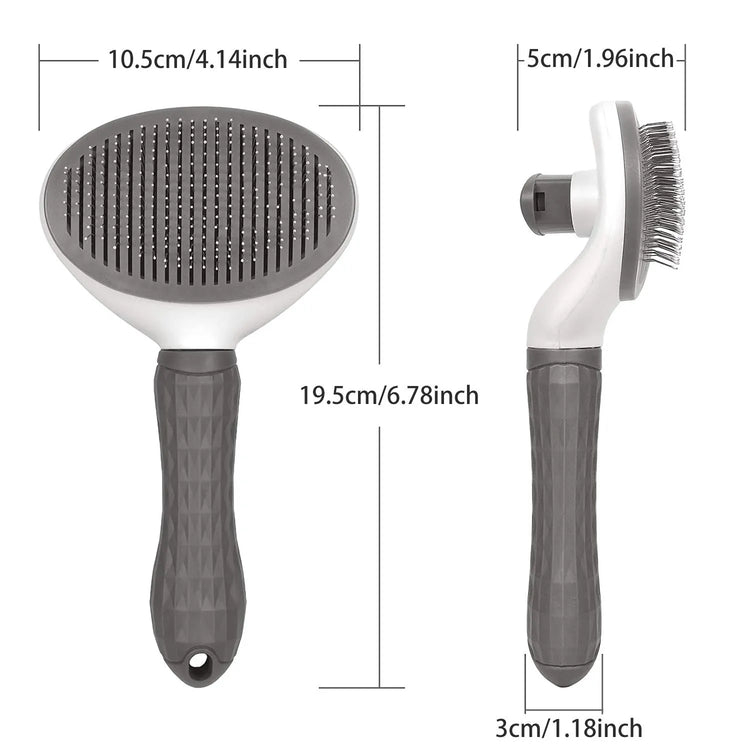Pet Grooming Brush - Deshedding Brush for Dogs & Cats