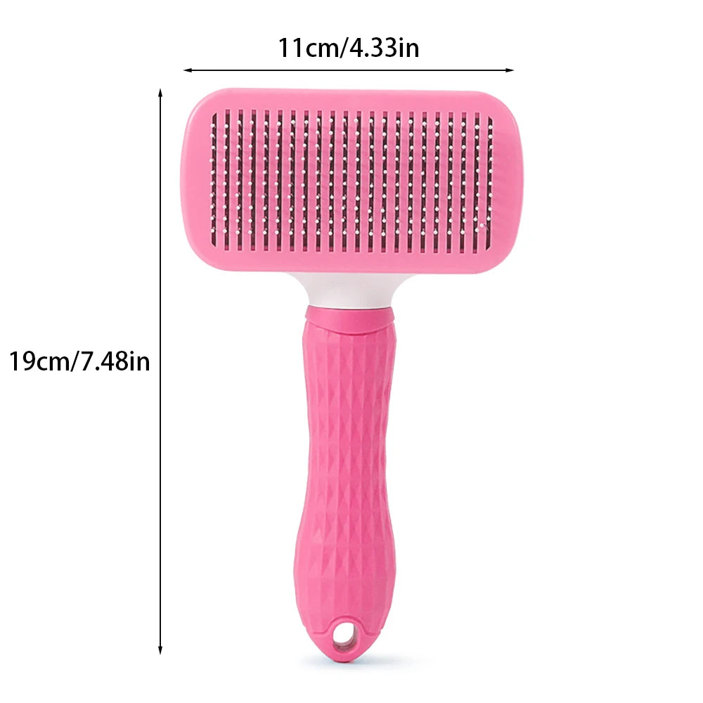Pet Grooming Brush - Deshedding Brush for Dogs & Cats