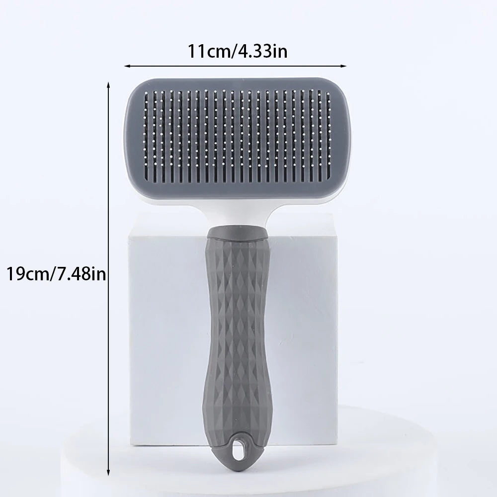 Pet Grooming Brush - Deshedding Brush for Dogs & Cats
