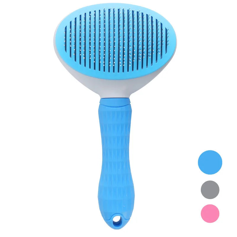 Pet Grooming Brush - Deshedding Brush for Dogs & Cats