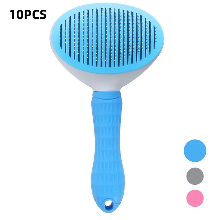 Pet Grooming Brush - Deshedding Brush for Dogs & Cats