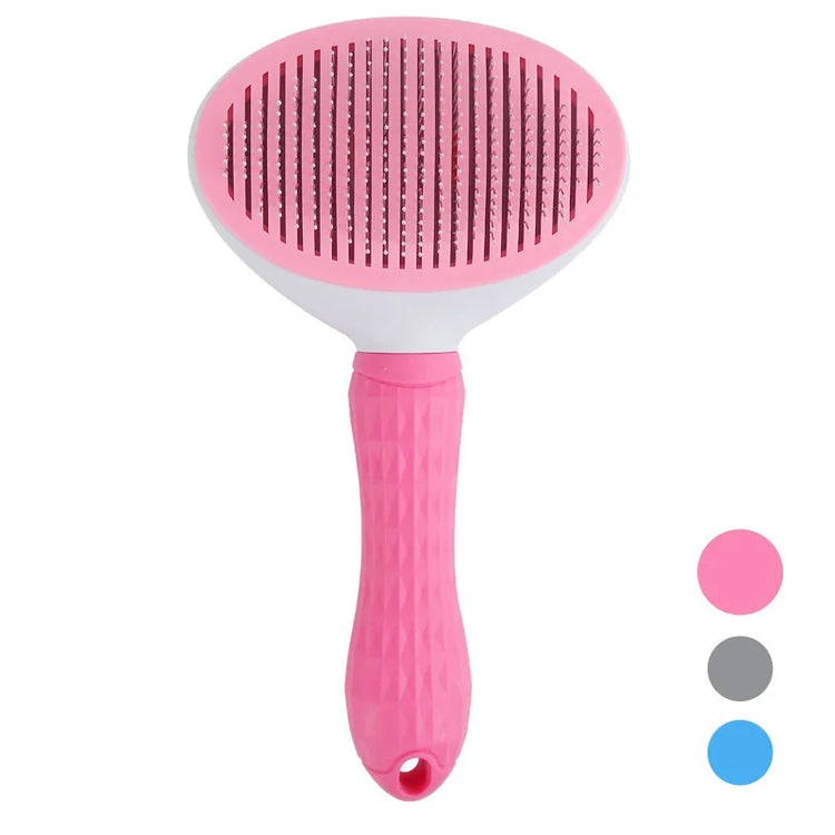 Pet Grooming Brush - Deshedding Brush for Dogs & Cats