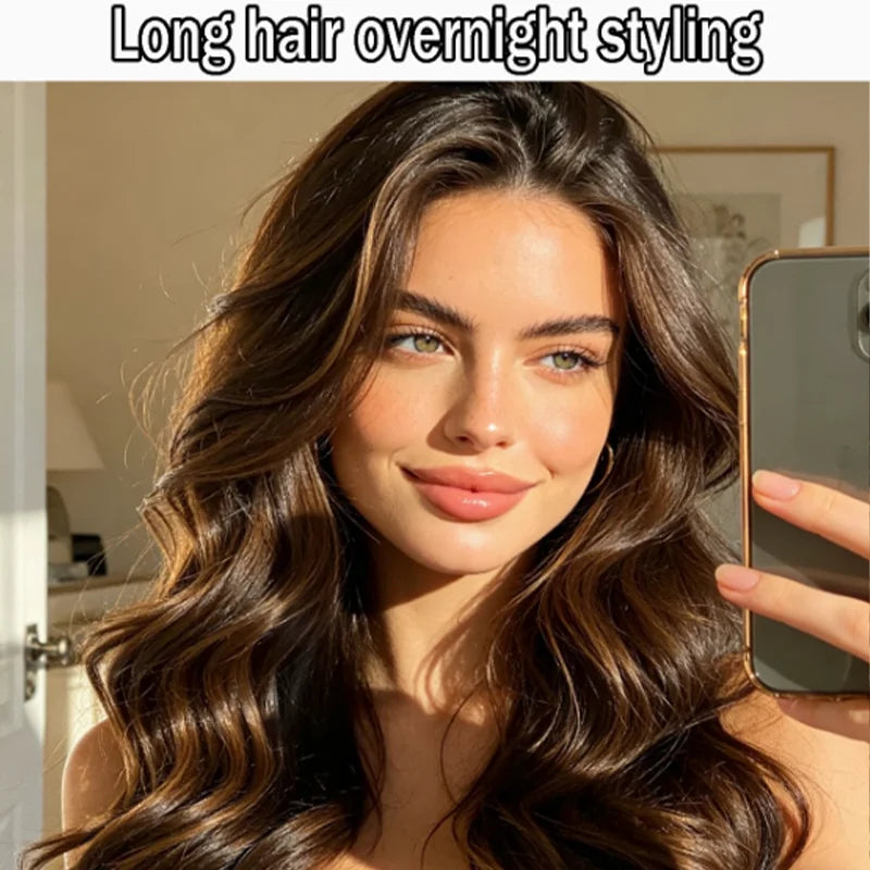Heatless Curling Rod Set - Soft Overnight Hair Curler