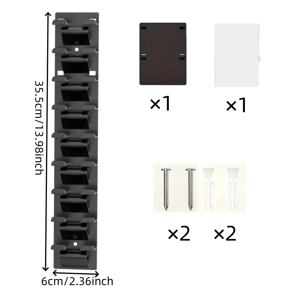 Wall-Mounted Hat Organizer - 2-Piece Set | Holds Up to 20 Caps