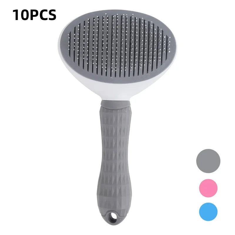 Pet Grooming Brush - Deshedding Brush for Dogs & Cats