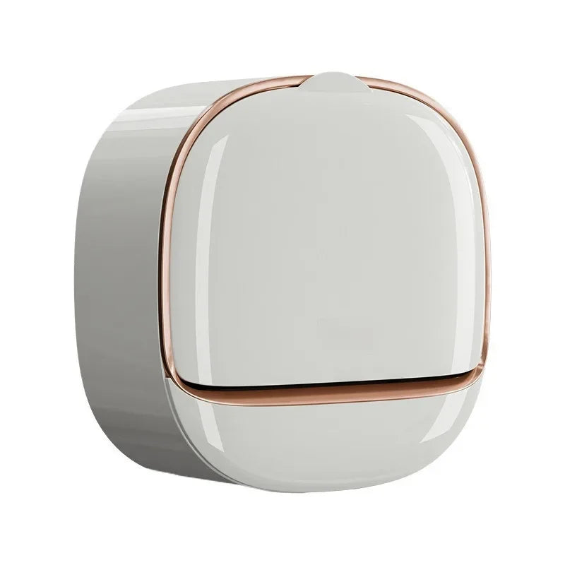 Modern Wall-Mounted Soap Holder - Sleek, Space-Saving Bathroom Organizer